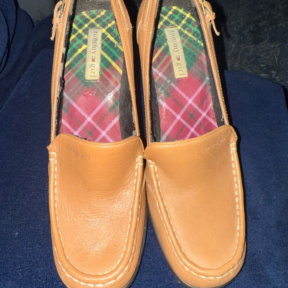 Tommy Girl Tan Loafers